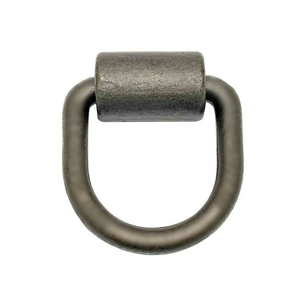 Forged 1/2 Inch Tie Dow D-Ring - Weld-On Clip