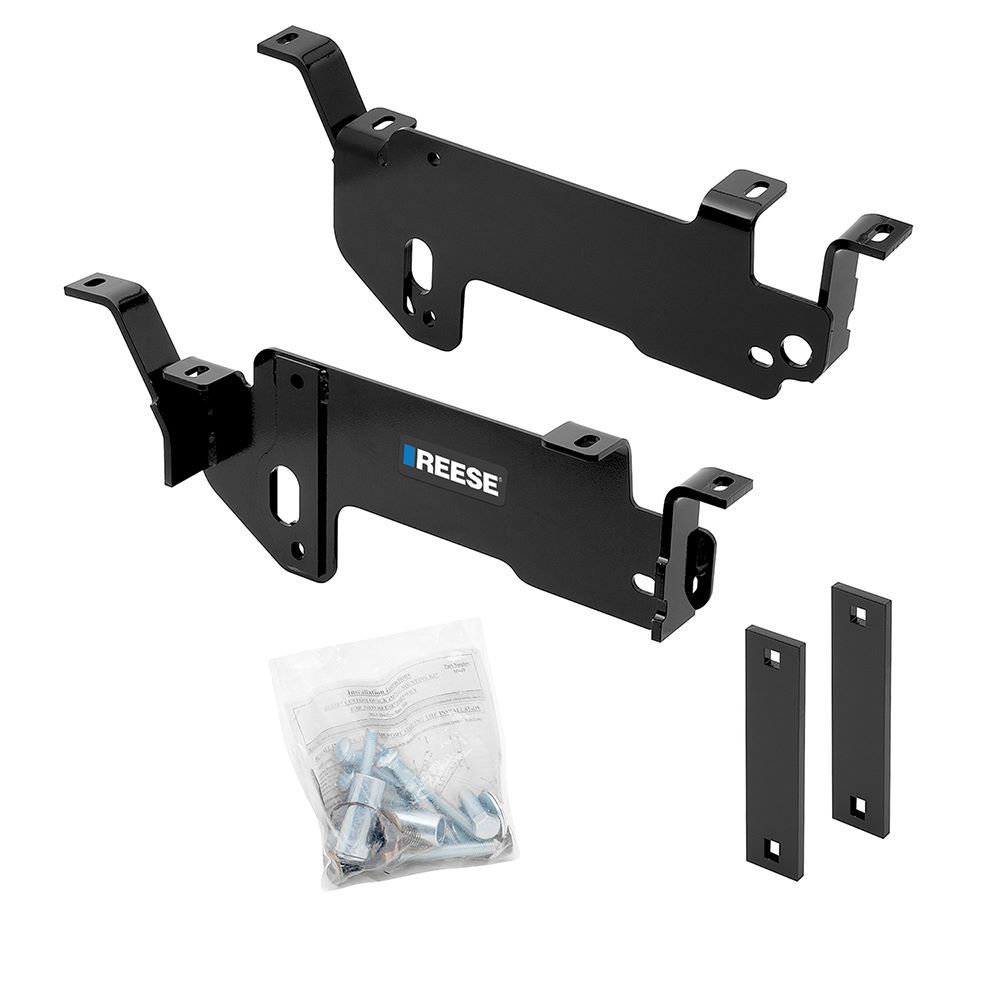 Fifth Wheel Hitch Mounting System Custom Frame Brackets, Outboard Mount Style fits 2013-2019 Ram 3500 (Except Rambox or Air Suspension Models)