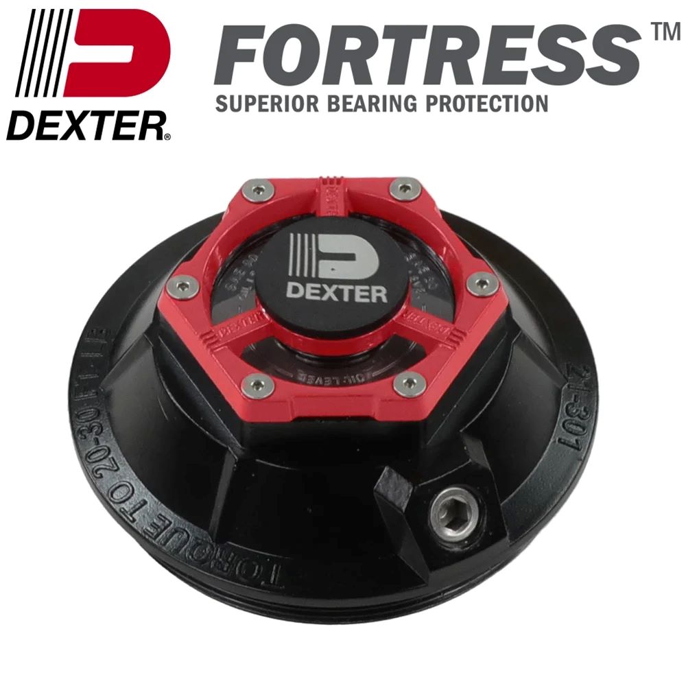 Fortress Complete Aluminum Oil Cap Replacement Kit For Dexter 9,000-12,000 lb. Axles, Bolt-On (sold each)