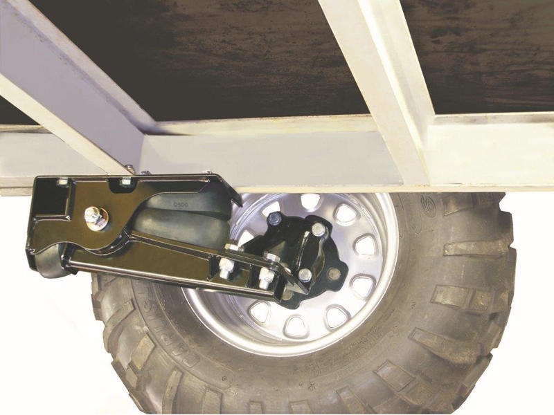 HD Axle-Less Trailer Suspension w/ 4 Lift & Long Spindles - 2,200 lb. Capacity