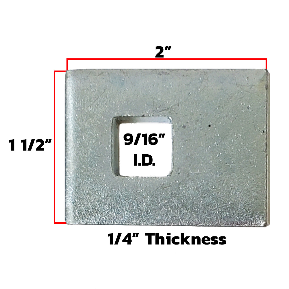 6 Block Plate Kit With (2) 1/2