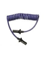 Blue Ox BX8862 6-Round to 6-Round Electrical Coiled Cable Extension