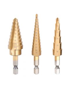 3-Piece Step Drill Set