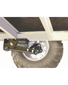 HD Axle-Less Trailer Suspension w/ 4 Drop and Long Spindles - 2,200 lb. Capacity