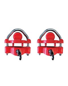 Two-Pack Keyed-Alike Universal Coupler Locks with 1/2 Inch Shackle 