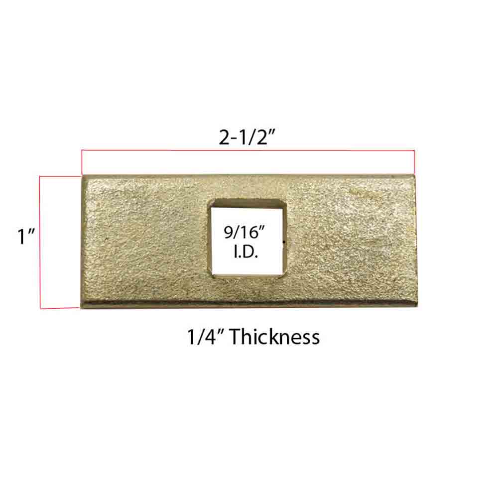 Block Plate Kit - 6 Blocks Per Kit With (2) 1/2