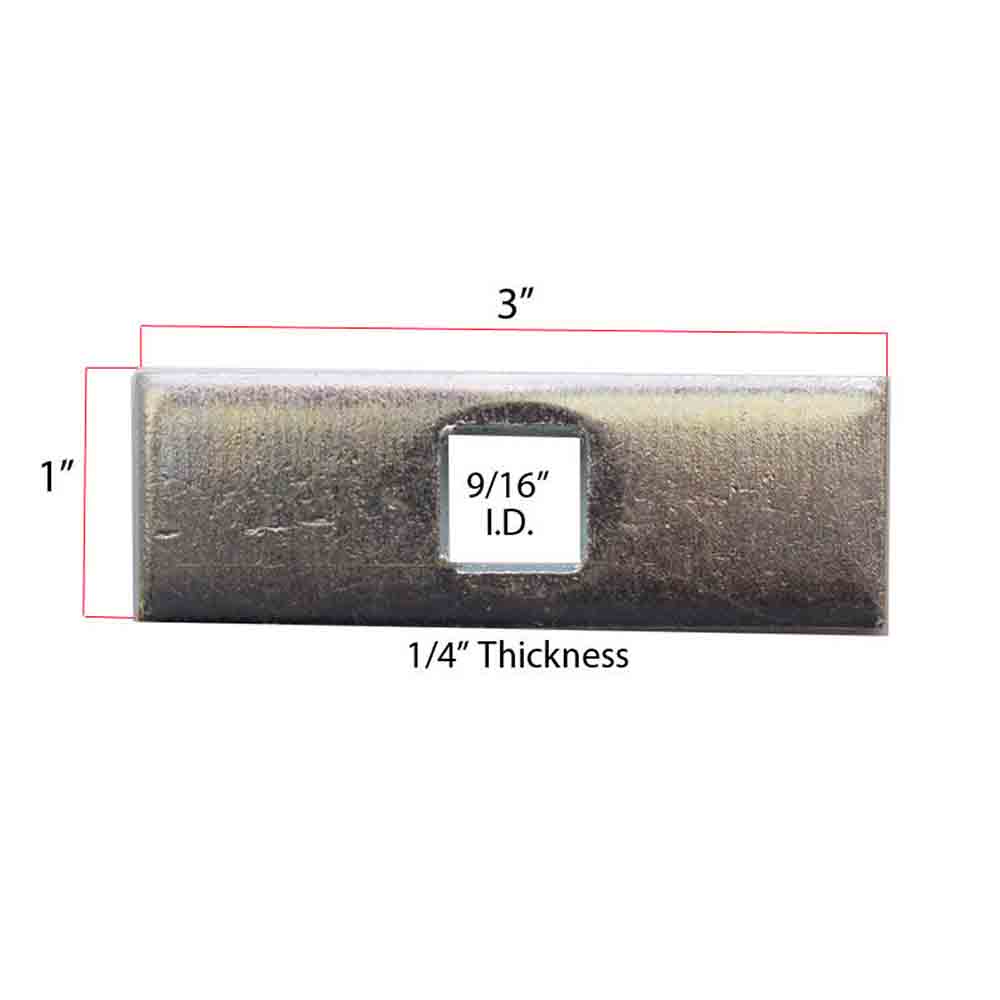 6 Block Plate Kit With (2) 1/2