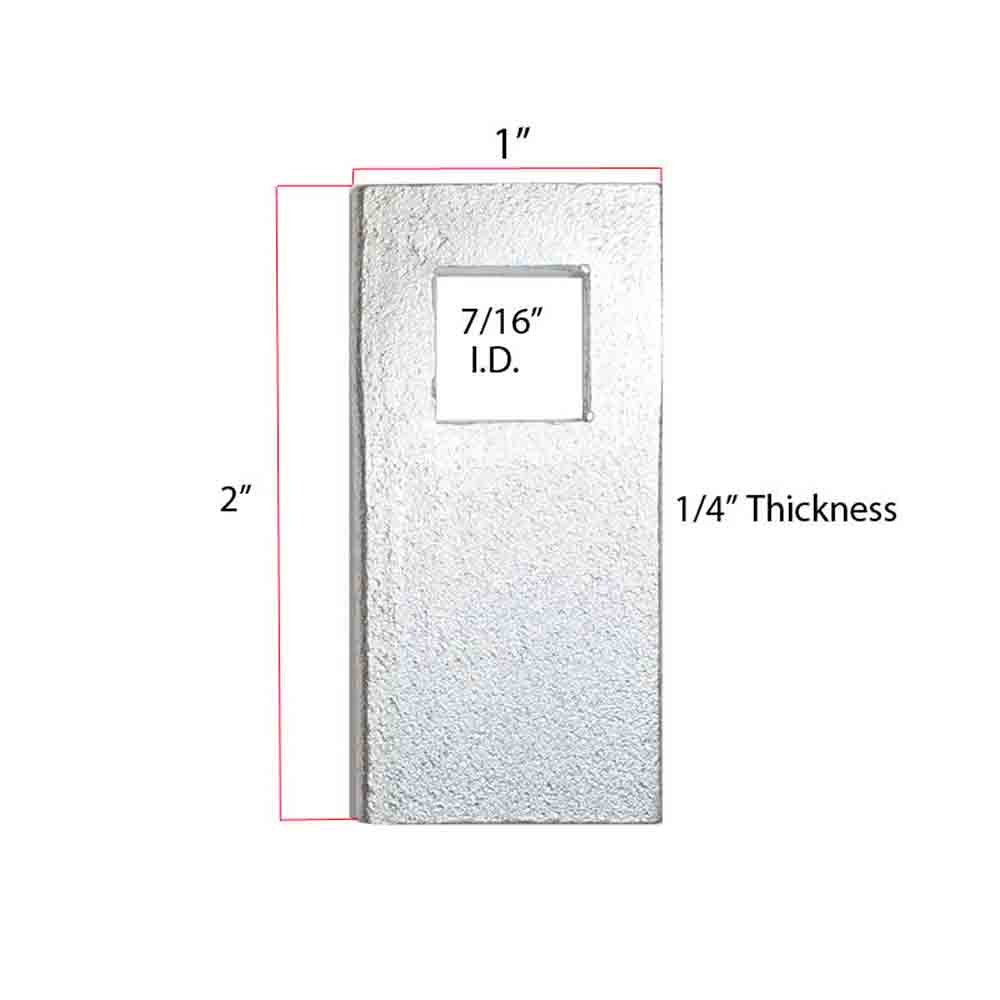 6 Block Plate Kit With (2) 1/2