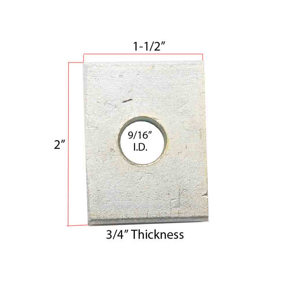 6 Block Plate Kit With (2) 1/2