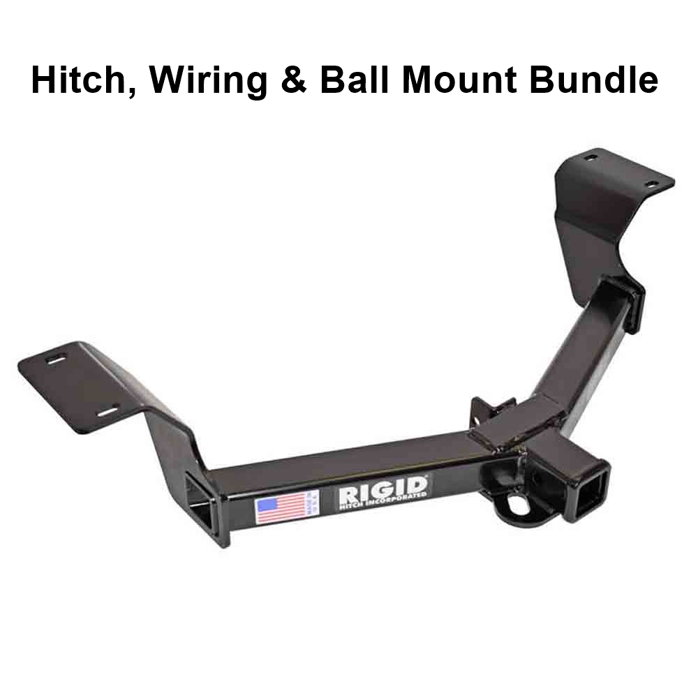 Rigid Hitch (R30520) Class III 2 Inch Receiver Trailer Hitch Bundle