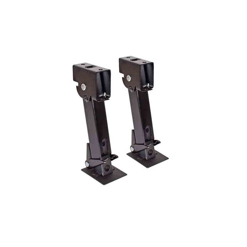 Stabilizer Trailer Jacks - Pair (2) - Flip Down Style - 650 lb. Lift / 1,000 lb. Support Capacity  - with Level