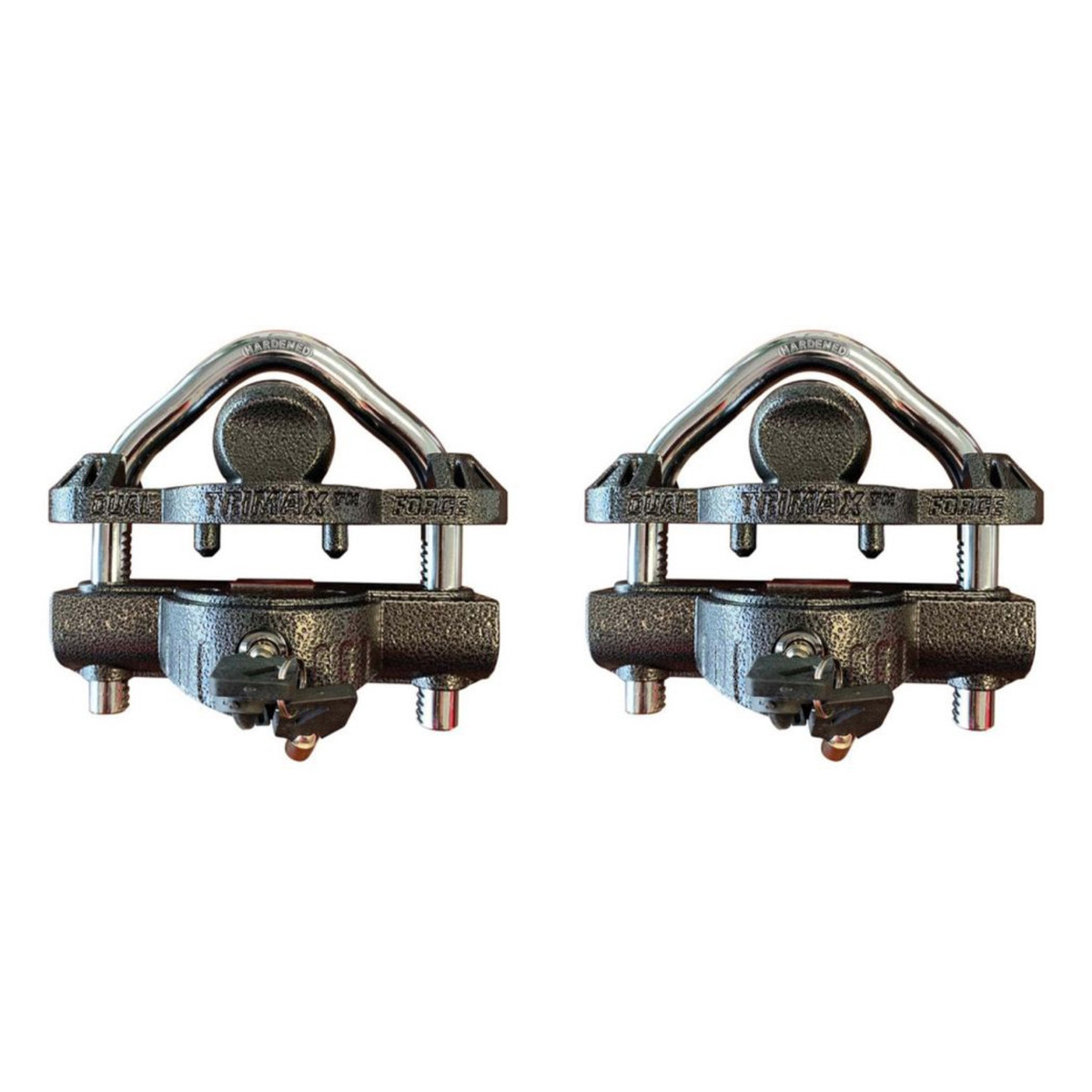 Two Pack Keyed-Alike Universal Trailer Coupler Locks 